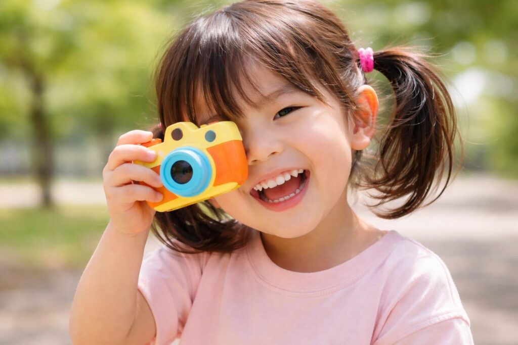 子どもがカメラマン
